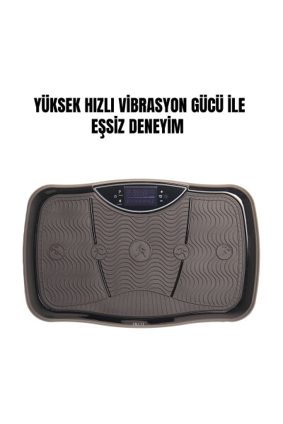 Titreşimli Egzersiz Spor Masaj Sıkılaşma Aleti Zayıflama Selülit Osilasyon Cihazı Vibration Plate - 7