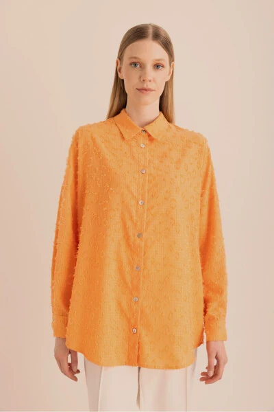 Тканевая туника с кисточками - 6