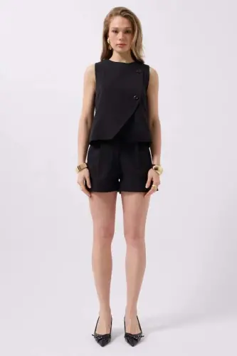 Тканый жилет с боковой застежкой - BÜYÜKBEDENIZ (1)