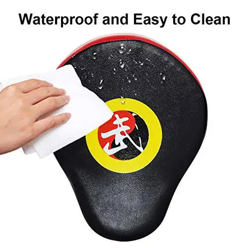 TLBTEK 2 dona Egilgan Teshikli Qo'lqoplar Boks Padlari Qo'l Nishoni Boks Qo'lqoplari Mashg'ulotlarga Mo'ljallangan Fokus Padlari Kikboks Muay Tay MMA Jang San'ati UFC Teshikli Qo'lqoplar Bolalar, Erkaklar va Ayollar Uchun - 6