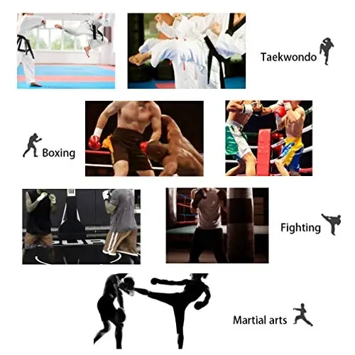 TLBTEK 2PCS Curved Punching Mitts Boxing Pads Hand Target Gloves Training Focus Pads for Kickboxing Muay Thai MMA Martial Art UFC for Kids, Men & Women - 7