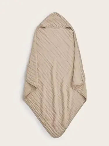 TMIELYBS Детские полотенца с капюшоном, 2 шт. Премиальные мягкие детские банные полотенца с капюшоном для младенцев, малышей, новорожденных - ультра-абсорбирующие, детские вещи для душа в качестве лучших подарков для мальчиков и девочек (2 шт.) - 4