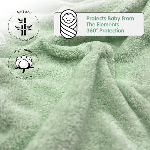 TMIELYBS 2 Pack Premium Soft Baby Bath Towels with Hood - Green Dinosaur + Brown Koala - Ultra Absorbent, Baby Stuff Shower for Boys and Girls - 20