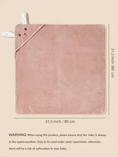 TMIELYBS Hooded Baby Towels, 2 Packs Premium Soft Baby Bath Towels with Hood for Babies, Toddler, Infant - Ultra Absorbent, Baby Stuff Shower as Best Gifts for Boys and Girls (2Pack) - MODAZONE (1)