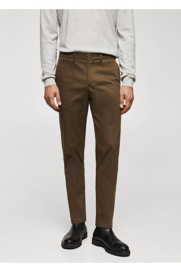 Tobacco Color Men's Pants - 10