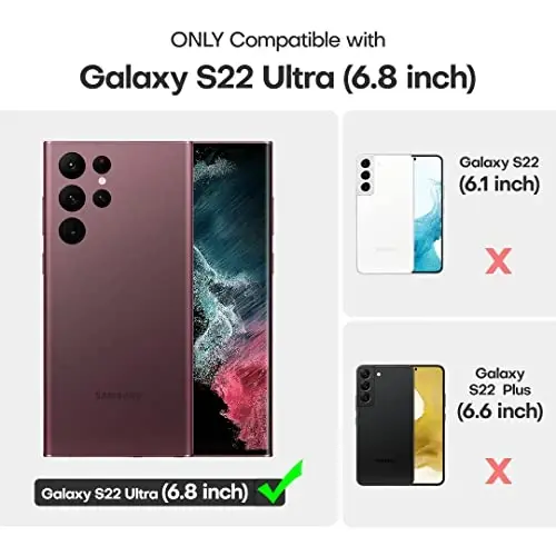 TOCOL for Samsung Galaxy S22 Ultra Case, Translucent Matte Hard Back [Military Grade Shockproof] [Anti-Scratch & Anti-Fingerprint] Slim Fit Protective Cover for Galaxy S22 Ultra Case 6.8'', Rose Gold | Full Camera & Military-Grade Protection, Anti-Sl - 2
