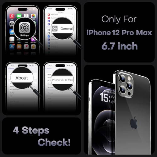 TOCOL iPhone 12 Pro Max uchun 3 ta 1 da Magnitli Qopqoq - 3