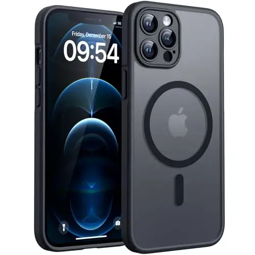 TOCOL iPhone 12 Pro Max uchun 3 ta 1 da Magnitli Qopqoq 
