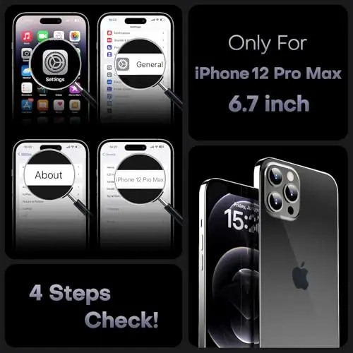 TOCOL iPhone 12 Pro Max uchun 3 ta 1 da Magnitli Qopqoq - TOCOL (1)