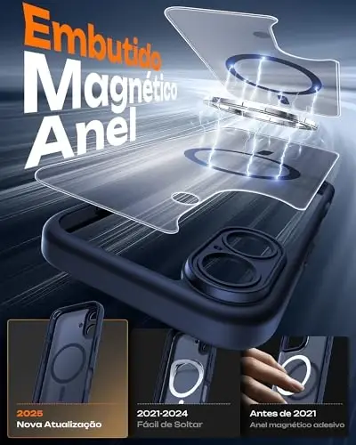 TOCOL Phone 17 Case uchun, To'liq Kamera Himoyasi, O'rnatilgan Magnit Halqa, Magsafe Zaryadlovchi bilan mos, Tushishdan Himoya, Shaffof Mat Telefon G'ilofi Phone 17 6.3 dyuym uchun (Alpine Green) - 2