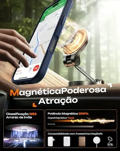 TOCOL Phone 17 Case uchun, To'liq Kamera Himoyasi, O'rnatilgan Magnit Halqa, Magsafe Zaryadlovchi bilan mos, Tushishdan Himoya, Shaffof Mat Telefon G'ilofi Phone 17 6.3 dyuym uchun (Alpine Green) - 3
