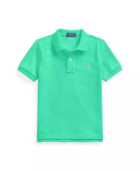 Toddler and Little Boys Cotton Mesh Polo Shirt 