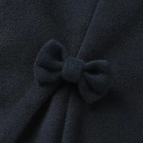 Toddler Baby Girl Coats Kids Thick Cloak Jacket Fall Winter Outwear Clothes | Toddler Pea Coat,Button Down Overcoat,Long Sleeve,Warm Outerwear,Solid Color,Bowknot,Baby Coat,3 Months-3T - 5