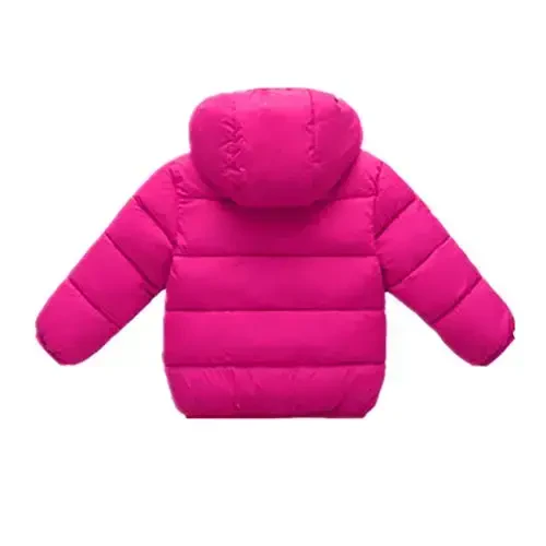 Toddler Baby Hooded Down Jacket Boys Girls Kids Thicken Warm Winter Coat Outerwear 1-7t - KIMJUN (1)