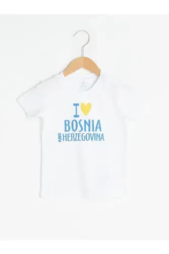 Toddler Boy Optical White E5X T-Shirt - 1