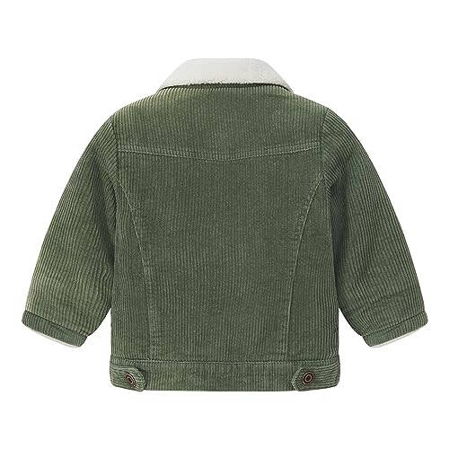 Toddler Boy Winter Corduroy Jacket Baby Girl Fall Sherpa Lined Outwear Coat - 4