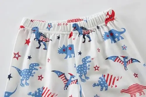 Toddler Boys Pajamas Short Sets Fire Truck Cotton 2 Piece Pjs Excavator Sleepwear Summer Clothes Kids Jammies Set Size 1-7T - 2