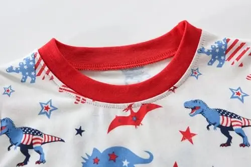 Toddler Boys Pajamas Short Sets Fire Truck Cotton 2 Piece Pjs Excavator Sleepwear Summer Clothes Kids Jammies Set Size 1-7T - 3