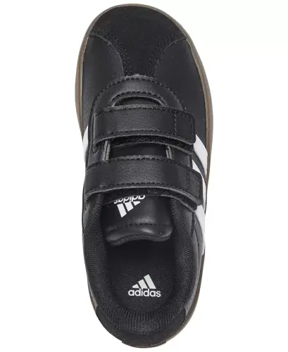 Toddler Kids VL Court 3.0 Fastening Strap Casual Sneakers from Finish Line - Black, White - 5