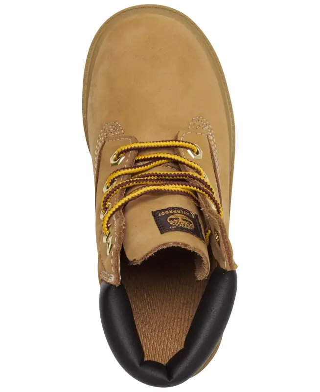 Toddler Kids' 6 Inch Classic Waterproof Boots from Finish Line-Wheat - 5