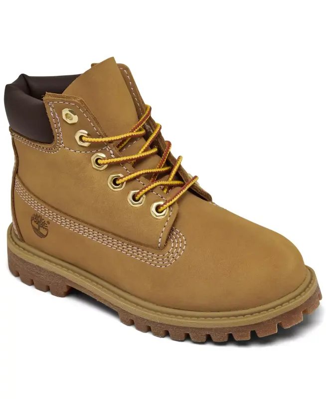 Toddler Kids’ 6 Inch Premium Waterproof Boots from Finish Line-Wheat - TIMBERLAND
