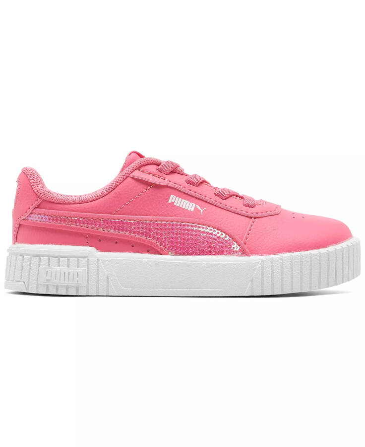 Toddler Girls Carina 2.0 Sparkle Casual Sneakers from Finish Line Pink, White - 2