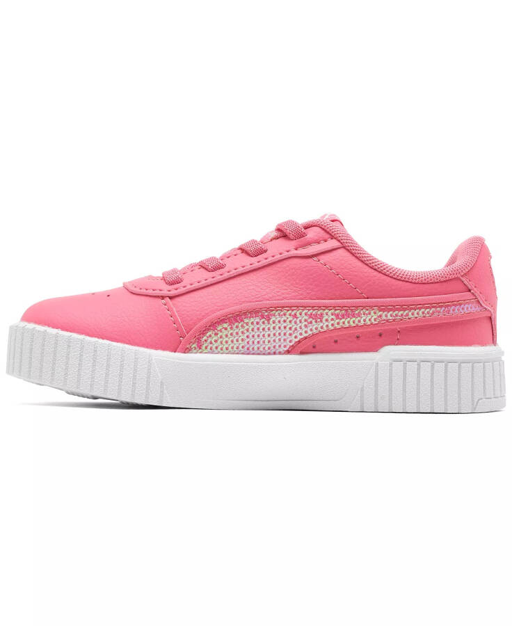 Toddler Girls Carina 2.0 Sparkle Casual Sneakers from Finish Line Pink, White - 3