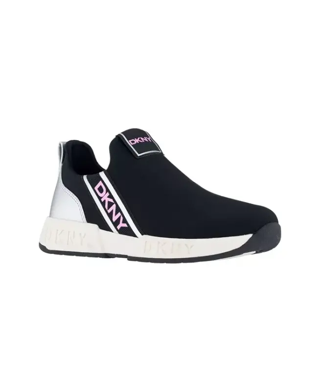 Toddler Girls Maddie полосали Slip-On yumшоқ Sneakers - 1