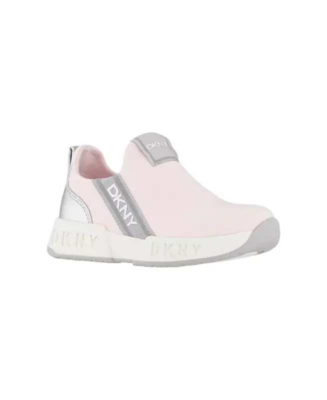 Toddler Girls Maddie Stripe Slip-On Padded Sneakers - Blush - 1