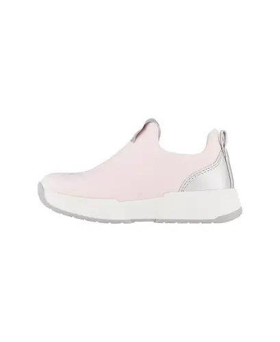 Toddler Girls Maddie Stripe Slip-On Padded Sneakers - Blush - 6