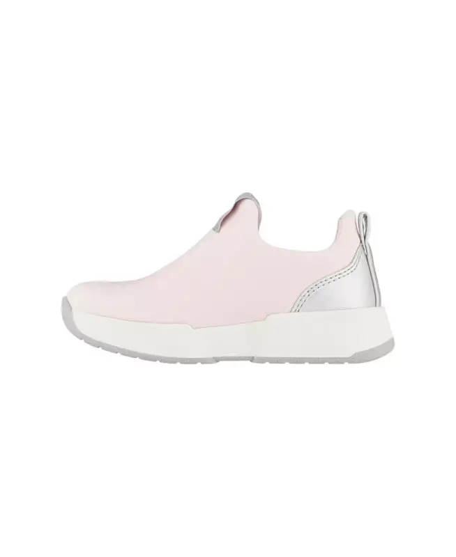 Toddler Girls Maddie Stripe Slip-On Padded Sneakers - Blush - 6