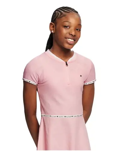 Toddler Girls Quarter Zip Dress - 3