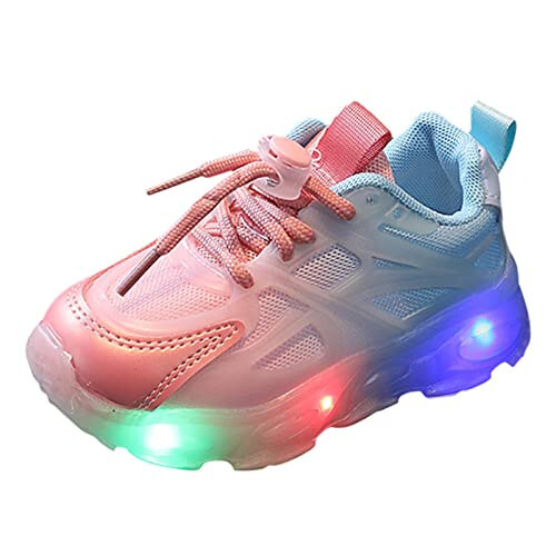 Toddler Light On LED Sports Shoes Boys Girls Athletic Running Shoes Casual Toddler Girl Running Shoes - 1