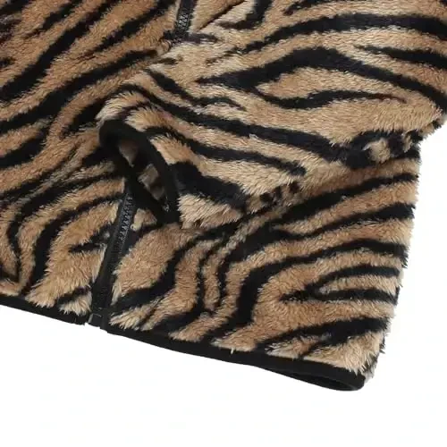 Toddler Qizlar Bolalar Fleece Hoody Kurtka Zip Up Teddy Palto Issiq Qishki Kiyim - 5