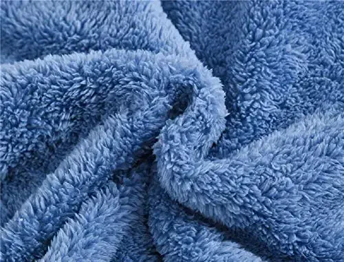 Toddler qizlar bolalar junli kapüşonli kurtka fermuarli ayiq palto iliq qishki tashqi kiyim - 6