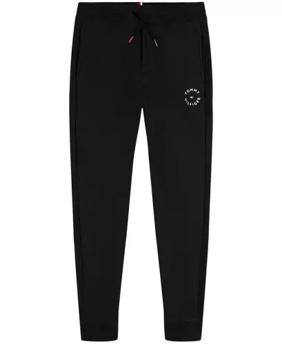 Toddler va kichkina o'g'il bolalar uchun Essential Soft Fleece Joggers - Tommy qora - 2