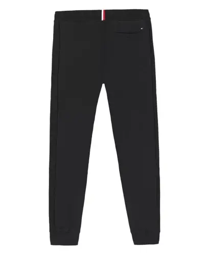 Toddler va kichkina o'g'il bolalar uchun Essential Soft Fleece Joggers - Tommy qora - 4