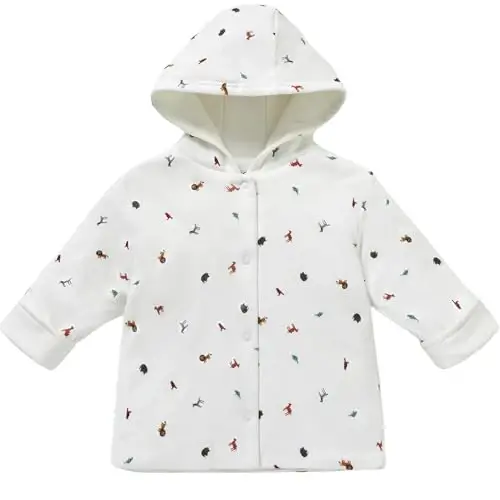 Toddler Winter Coat, Baby Girl Autumn Jacket, Baby Boy Hoodies Outerwear, Comfortable Soft Winter Autumn Kids Warm Clothes - 1