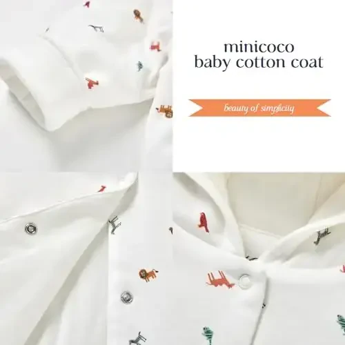 Toddler Winter Coat, Baby Girl Autumn Jacket, Baby Boy Hoodies Outerwear, Comfortable Soft Winter Autumn Kids Warm Clothes - 3