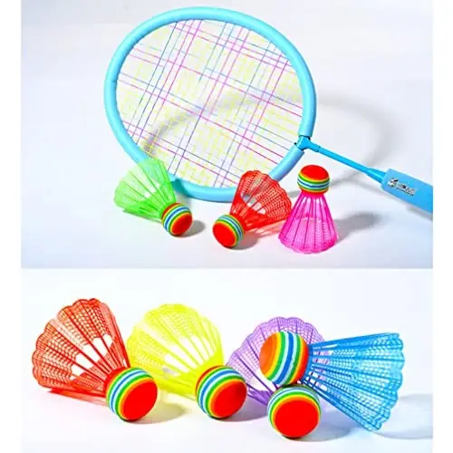 Toddmomy 20pcs Nylon Badminton Shuttlecocks Birdies - Colorful Birdies Balls Plastic Training Badminton for Kids Adult Exercise Training Accessories,Random Color - 2