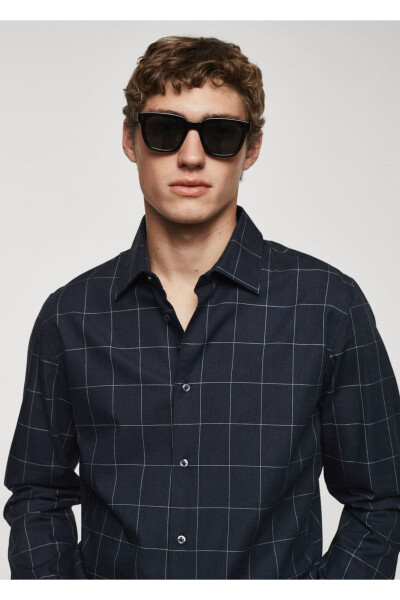 Toʻgʻri Flanel Paxta Koʻylak - 5