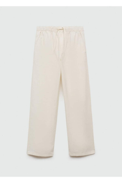 Toʻgʻri kesilgan zigʻir shim - 3