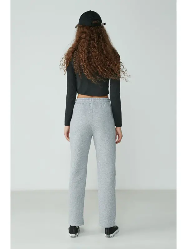 Toʻgʻri Kisim Sport Shimi 901 Kulrang-Kulrang - 4