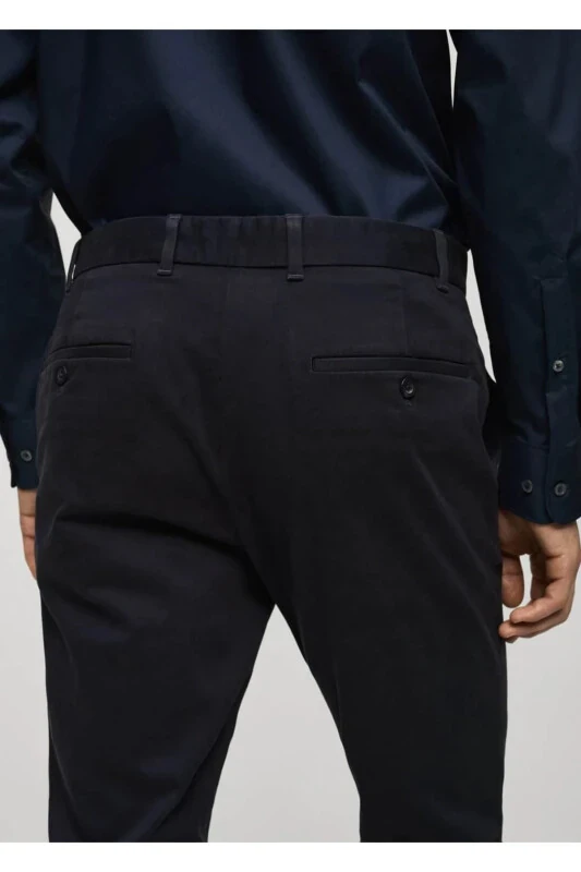 To‘g‘ri qirqilgan Serj chino shimlar - MANGO MAN