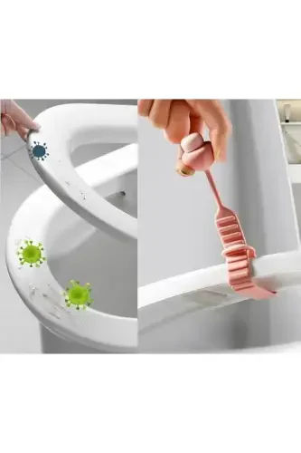 Toilet Seat Handle Mushroom Designed Toilet Seat Cover - 3