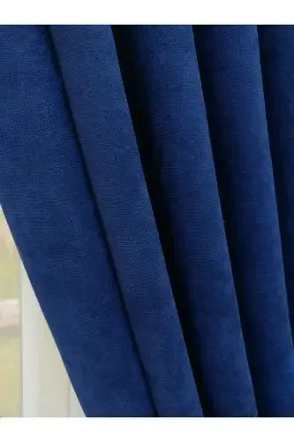 Toj Parlament tek rangli fon parda, pilesiz tekis tikuv, ekstrafor burma, bitta qanot - Parlament - 4