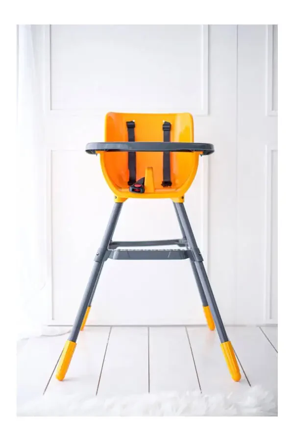 Tokyo Practical Baby High Chair - Yellow - 1