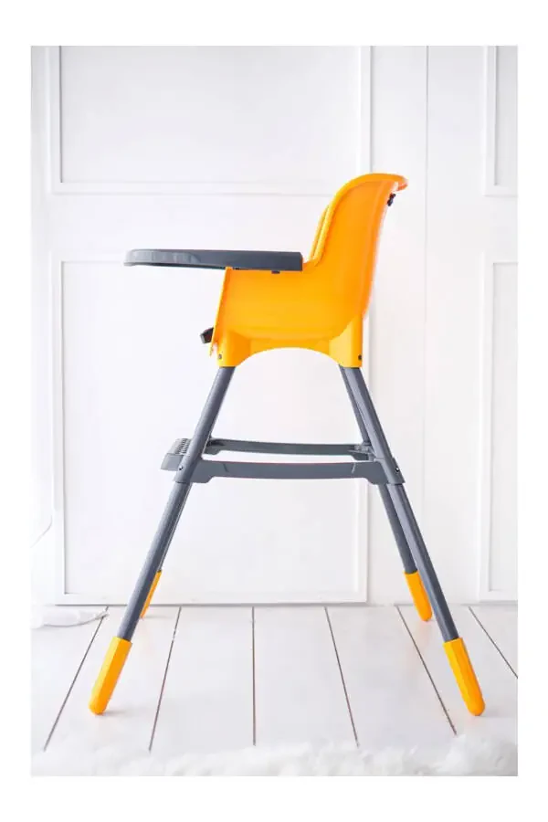 Tokyo Practical Baby High Chair - Yellow - 2