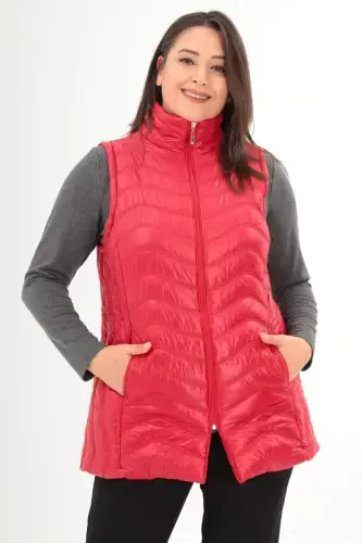 Toʻlqinli naqshli qipiq qizil yelek - 1