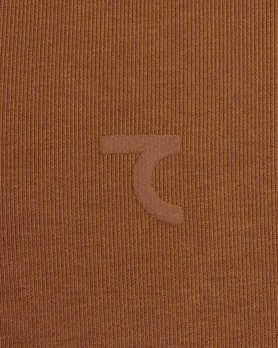 Толстовка на молнии до середины груди - ШОКОЛАДНЫЙ - 9